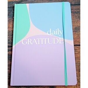 Spritz Daily Gratitude Journal Pastel Colorblock Hardcover Planner 120 Sheets
